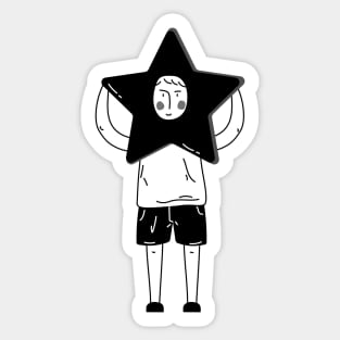 Funny star man! who was fall in love ourself Sticker